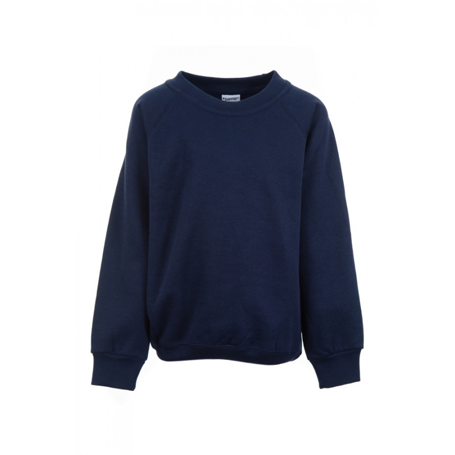 Navy blue best sale plain sweatshirt